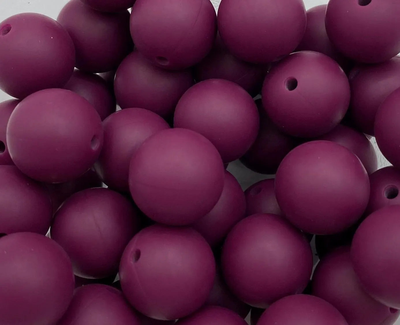 Red Wine Silicone Beads