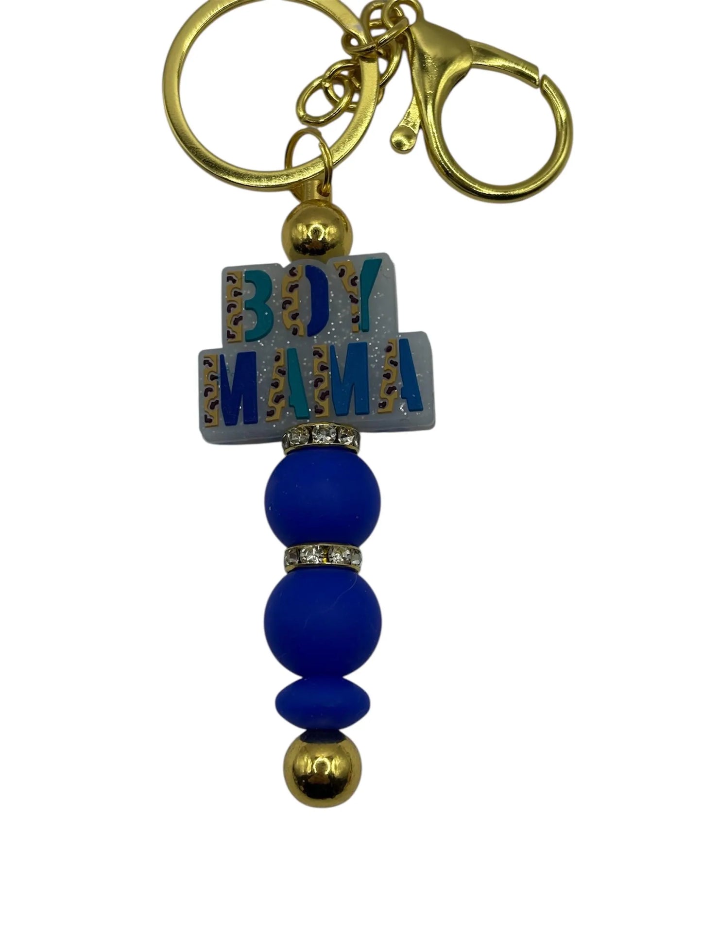 Boy Mama Keychain -Cute Purse Charm