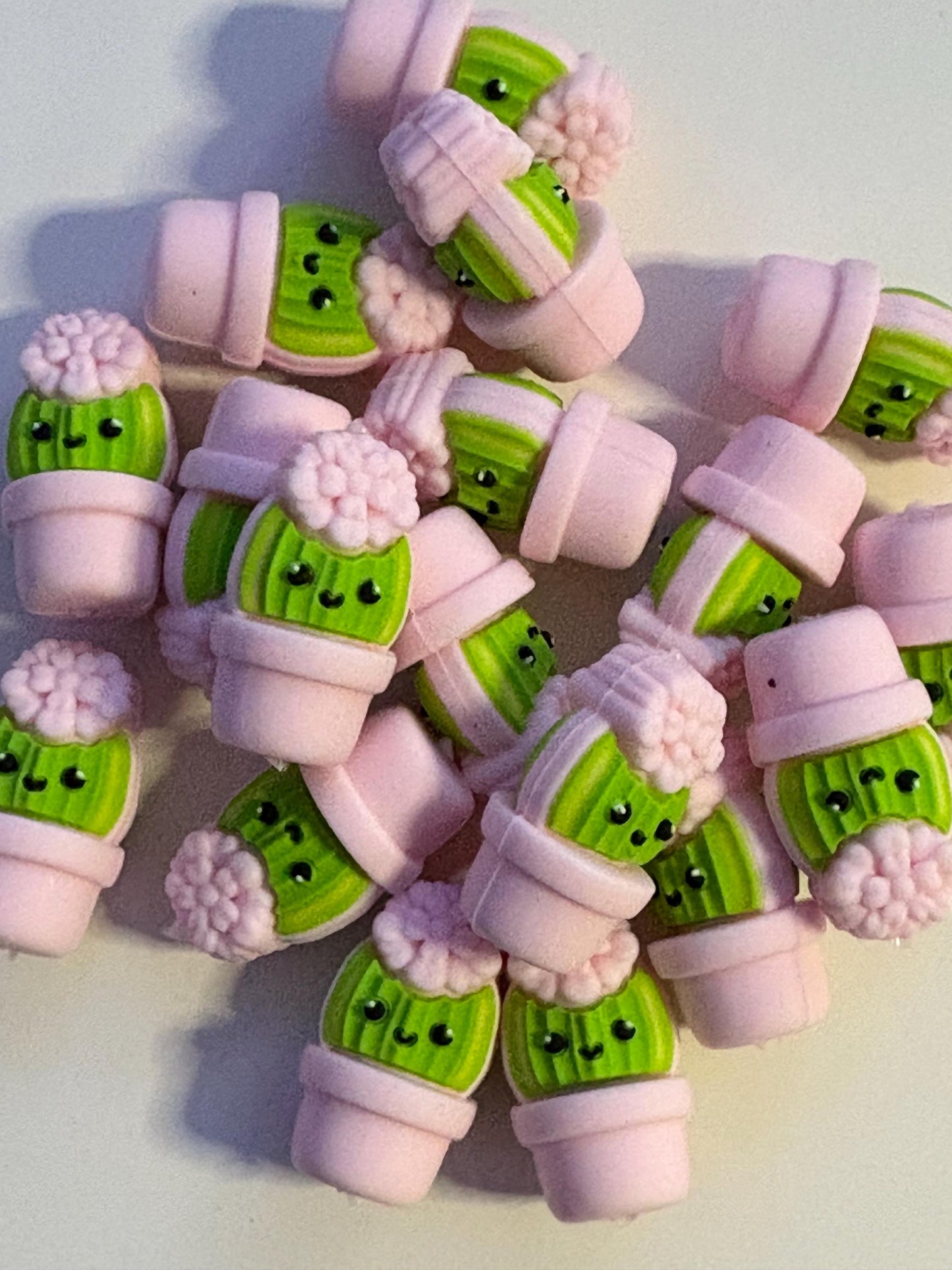 Cactus 3D Silicone Focal Bead