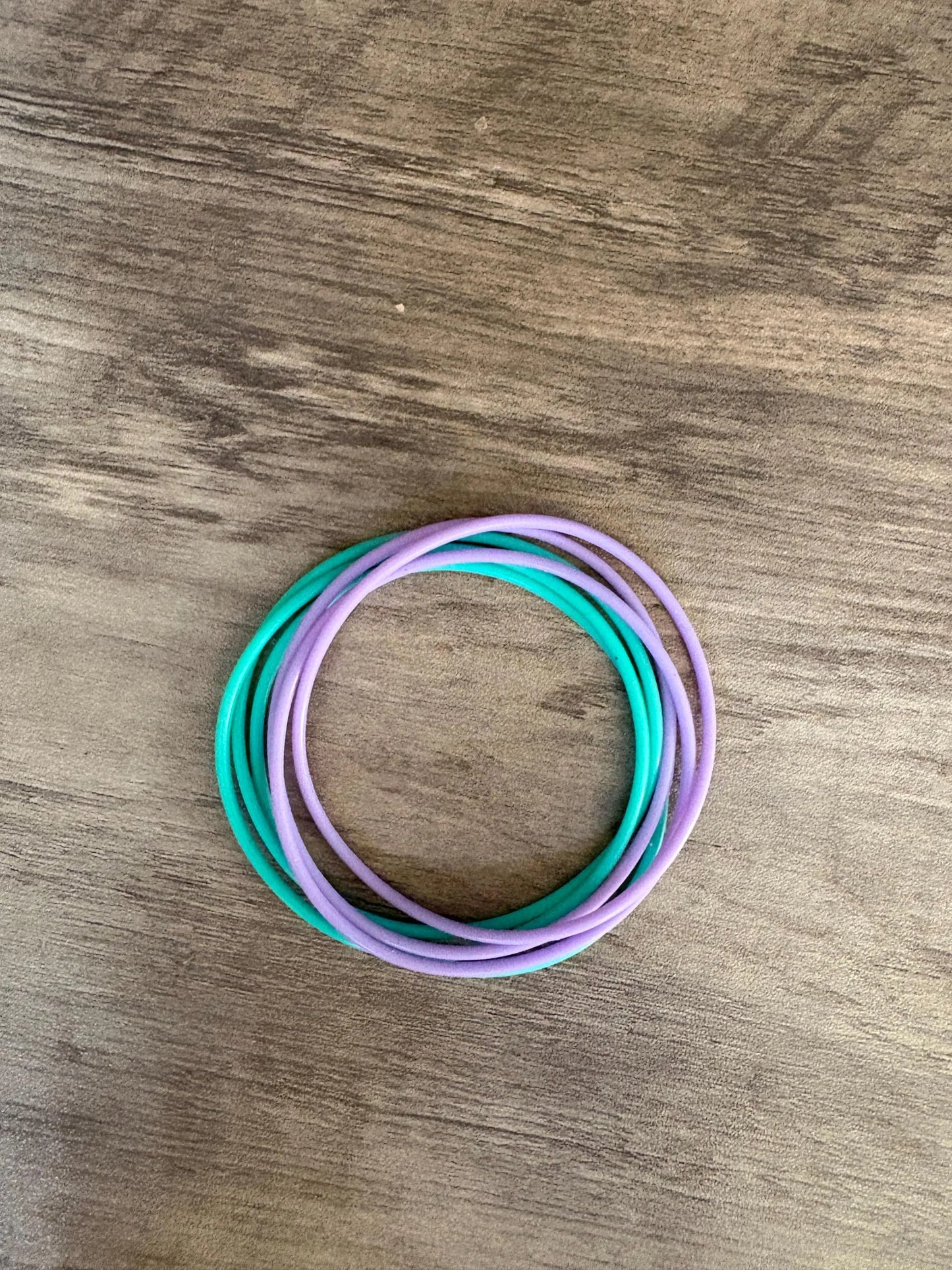 Women’s Silicone Jelly Bracelets Mermaid Magic Stack