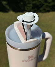 Load image into Gallery viewer, Cowboy Hat Tumbler Straw Topper
