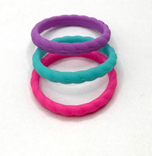 Load image into Gallery viewer, Women’s Braided Silicone Ring - Stackable
