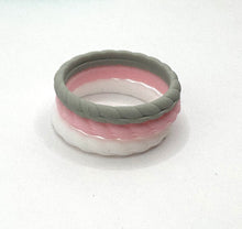 Load image into Gallery viewer, Women’s Braided Silicone Ring - Stackable
