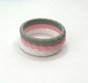 Women’s Braided Silicone Ring - Stackable