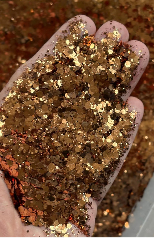 Caramel Drizzle Chunky Glitter