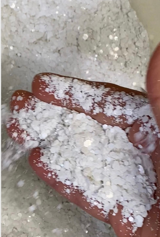 Coconut Cream Chunky Glitter