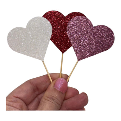 Heart Cupcake Toppers