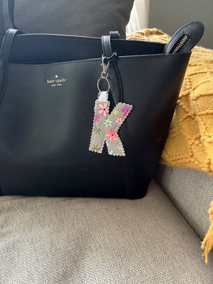 Initial Keychain/ Bag Charm