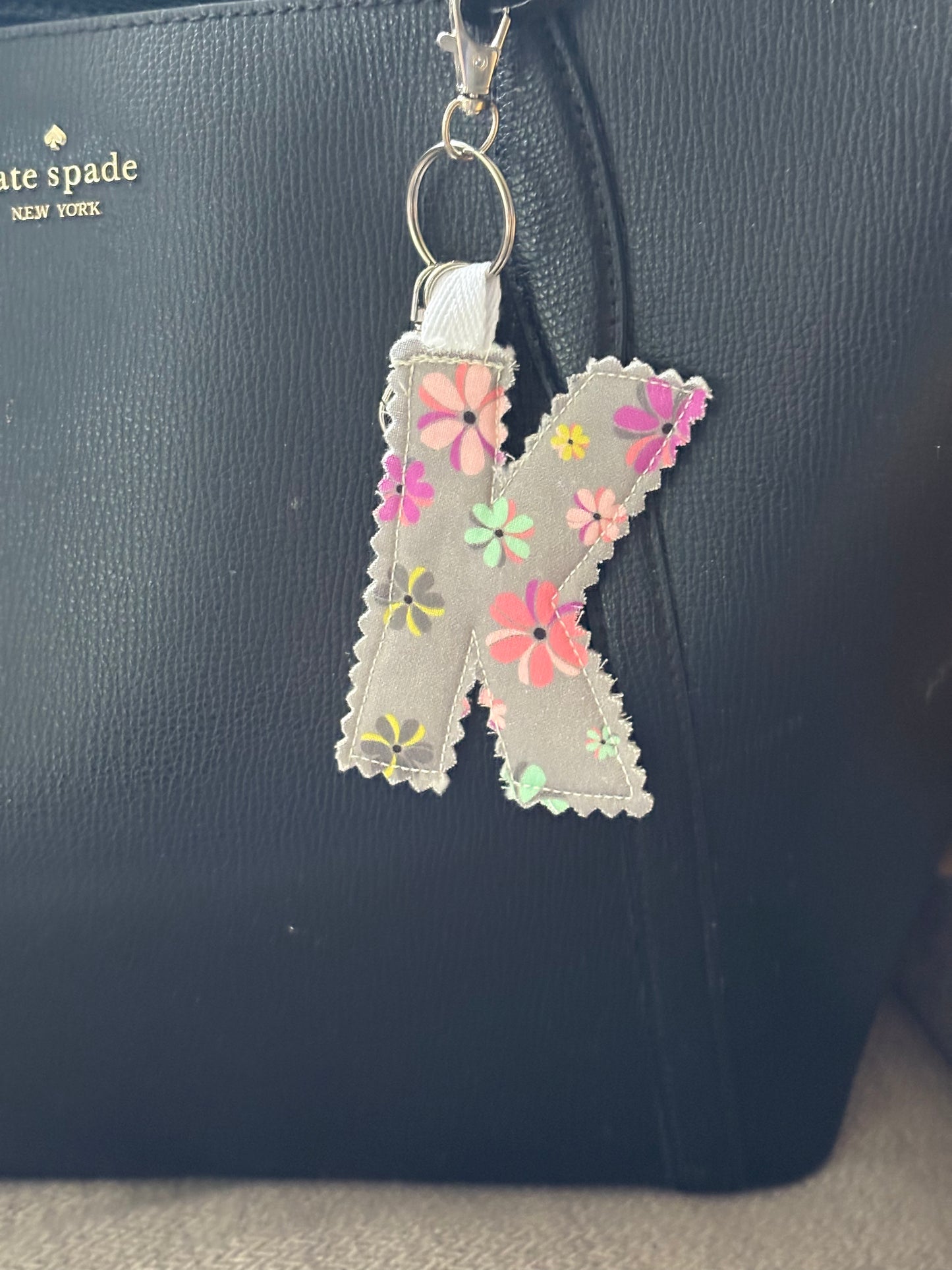 Initial Keychain/ Bag Charm