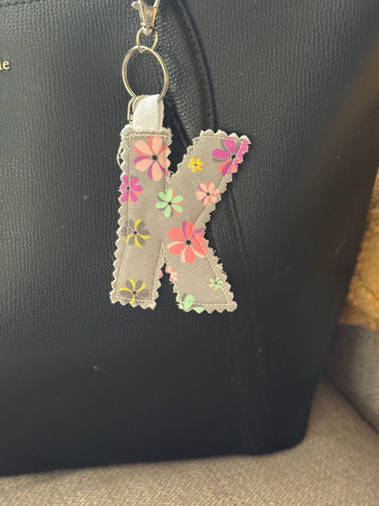 Initial Keychain/ Bag Charm