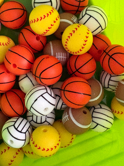Sports Silicone Beads Mix