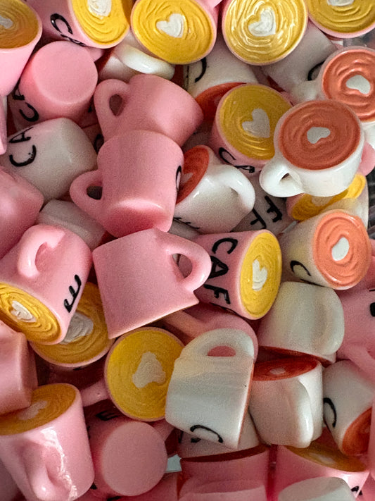 Coffee Cup Resin DIY Charms