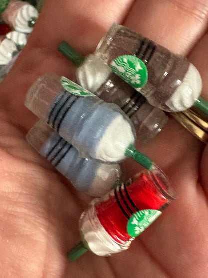 Iced Coffee Resin DIY Charms