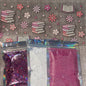 Books and Flowers UV DTF 16oz cup wrap and Glitter Bundle