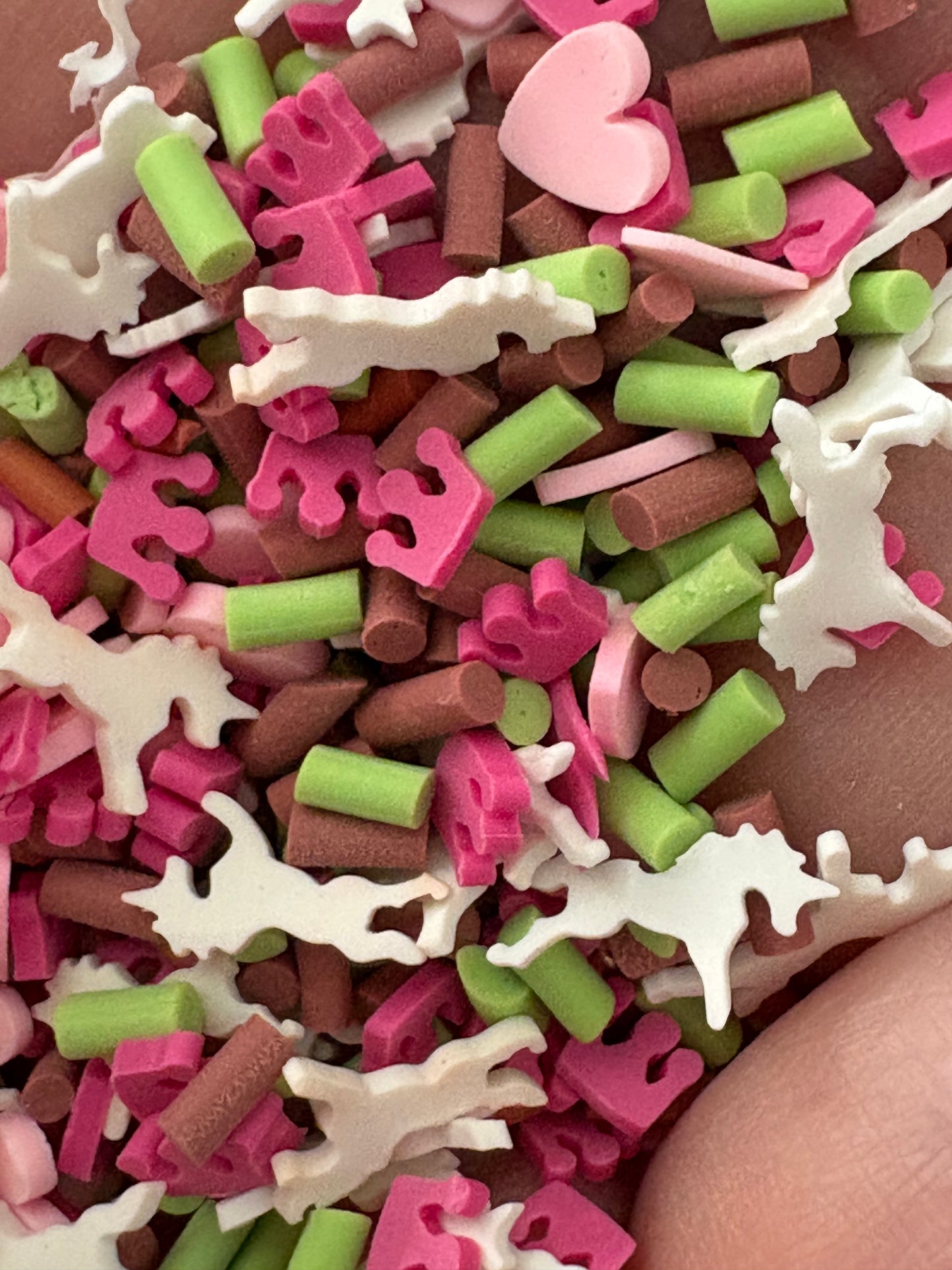 Unicorn Polymer Clay Slices