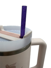 Load image into Gallery viewer, Glitter Tumbler Straw - Purple
