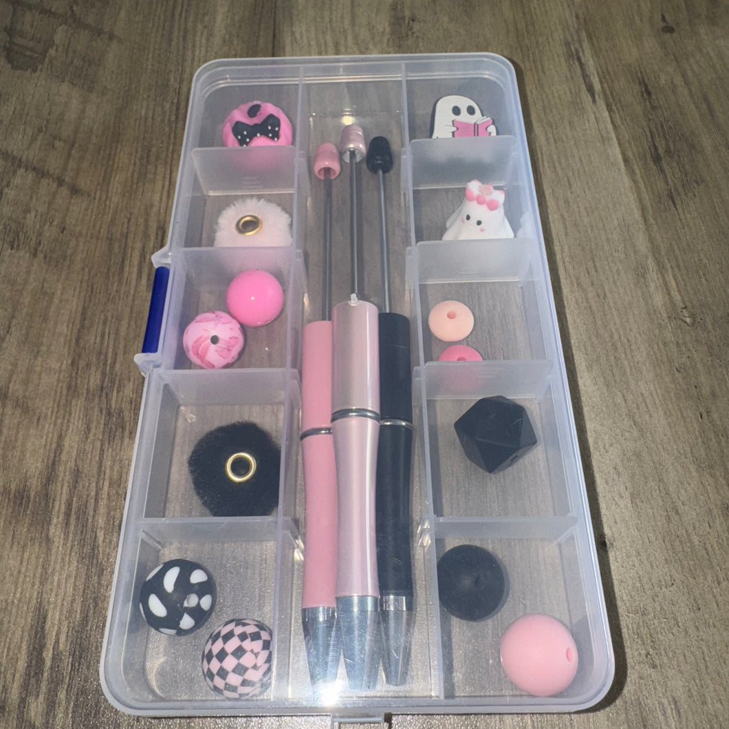 Pink Halloween Pen Kit