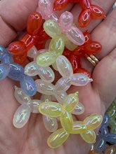 Load image into Gallery viewer, Balloon Dog Acrylic  Focal Beads - 5 Ct
