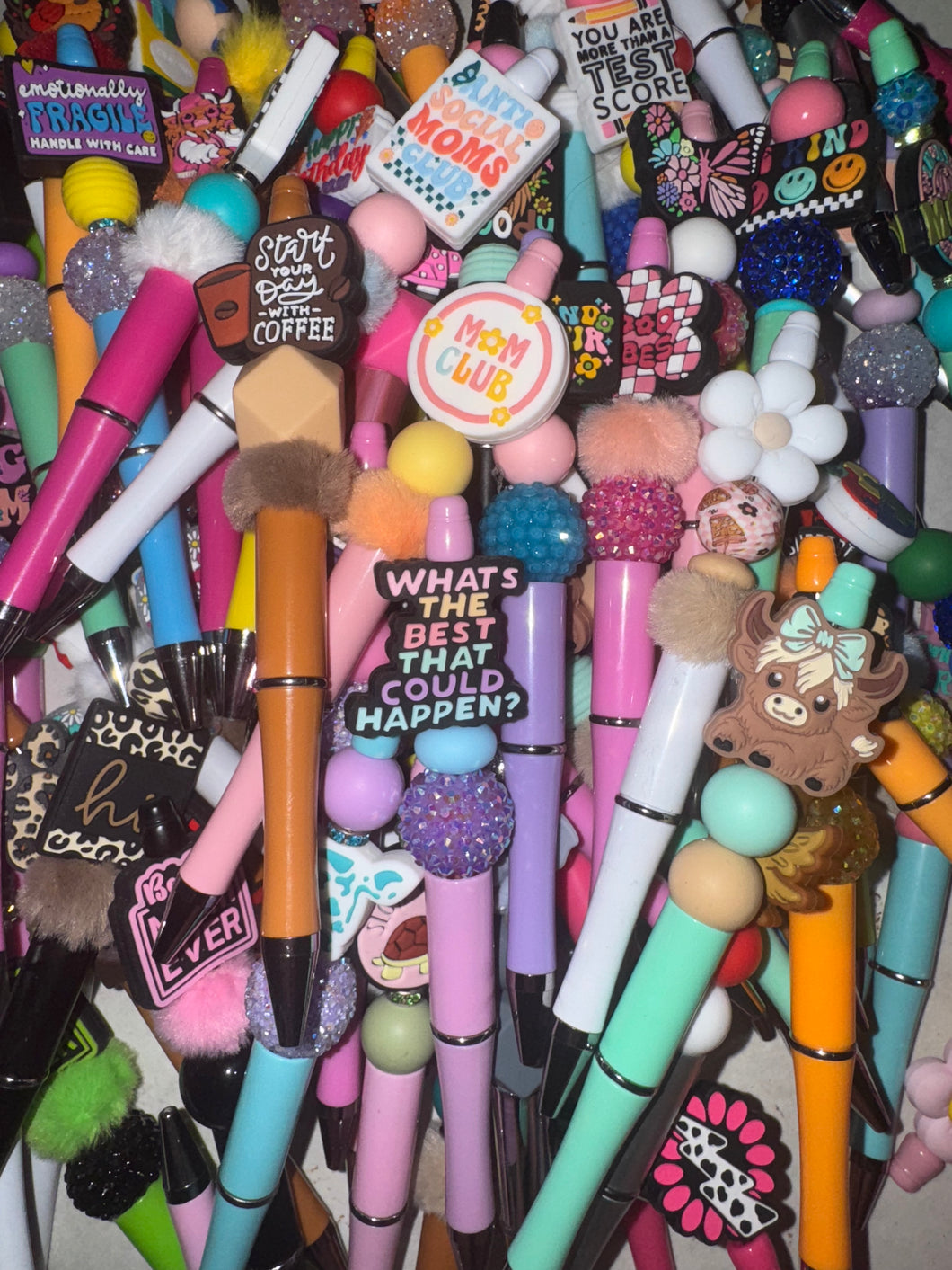 Surprise Blind Bag Beaded Pen – Mystery Pen with Focal Beads