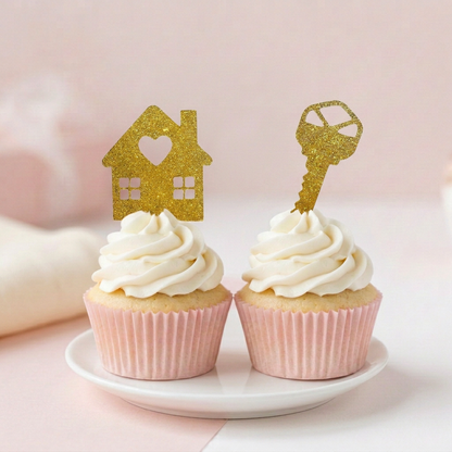 Housewarming Cupcake Toppers