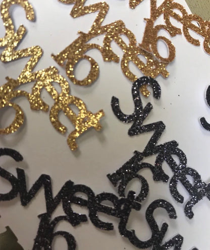 Sweet 16 Glitter Confetti