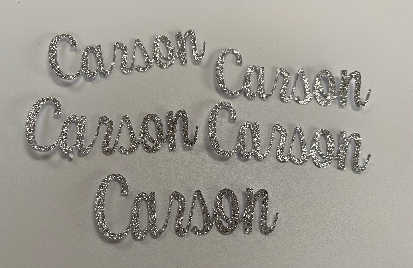 Personalized Name Custom Glitter Confetti-Cursive