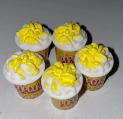 Popcorn Resin DIY Charms