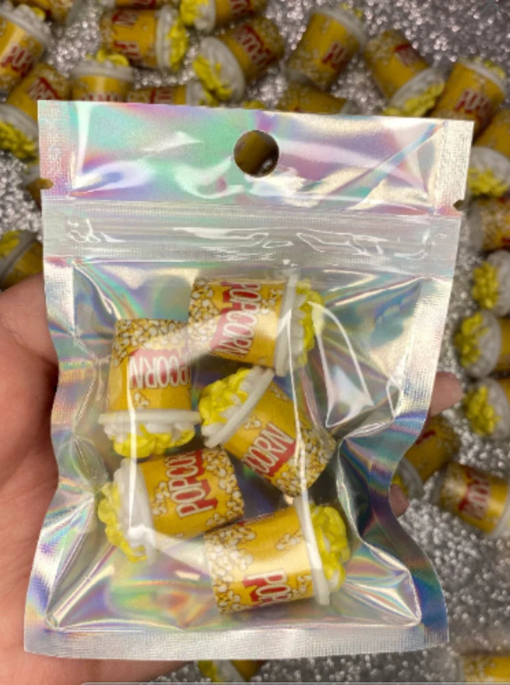 Popcorn Resin DIY Charms