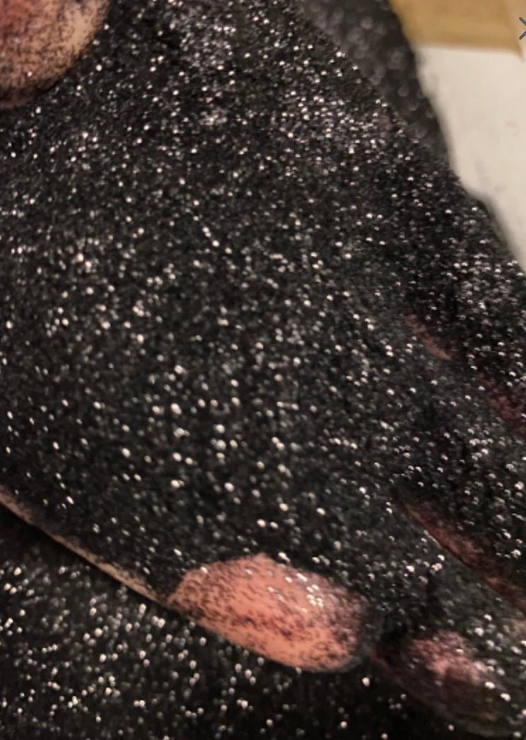 Black Licorice Fine Glitter