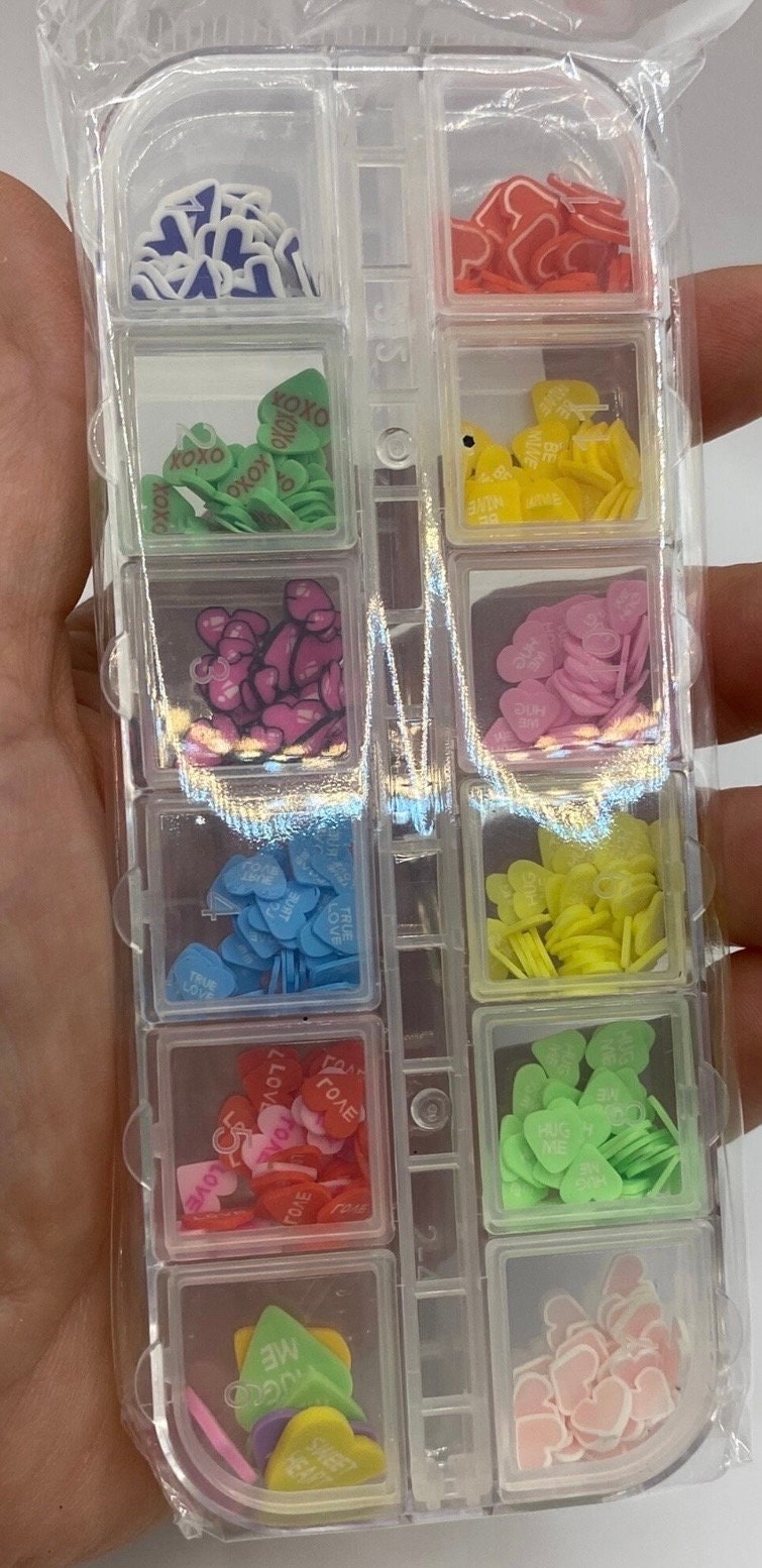 Tiny 5mm Polymer Clay Sprinkles sample  bundle