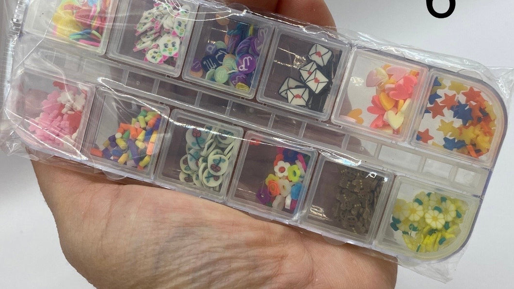 Tiny 5mm Polymer Clay Sprinkles sample bundle