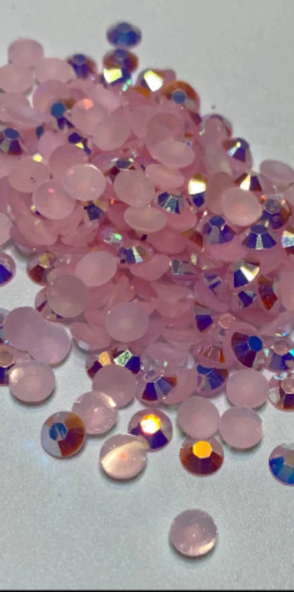 5mm Resin Jelly AB rhinestones Pink