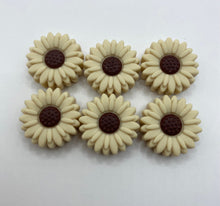 Load image into Gallery viewer, Daisy Silicone Focal Bead, 20mm, choose color
