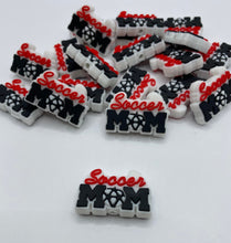 Load image into Gallery viewer, Soccer Mom*  Silicone Focal Bead
