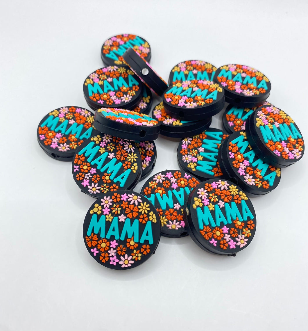 Mama Silicone Focal Bead