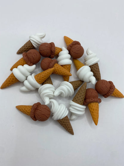 Ice Cream Cone DIY Charms