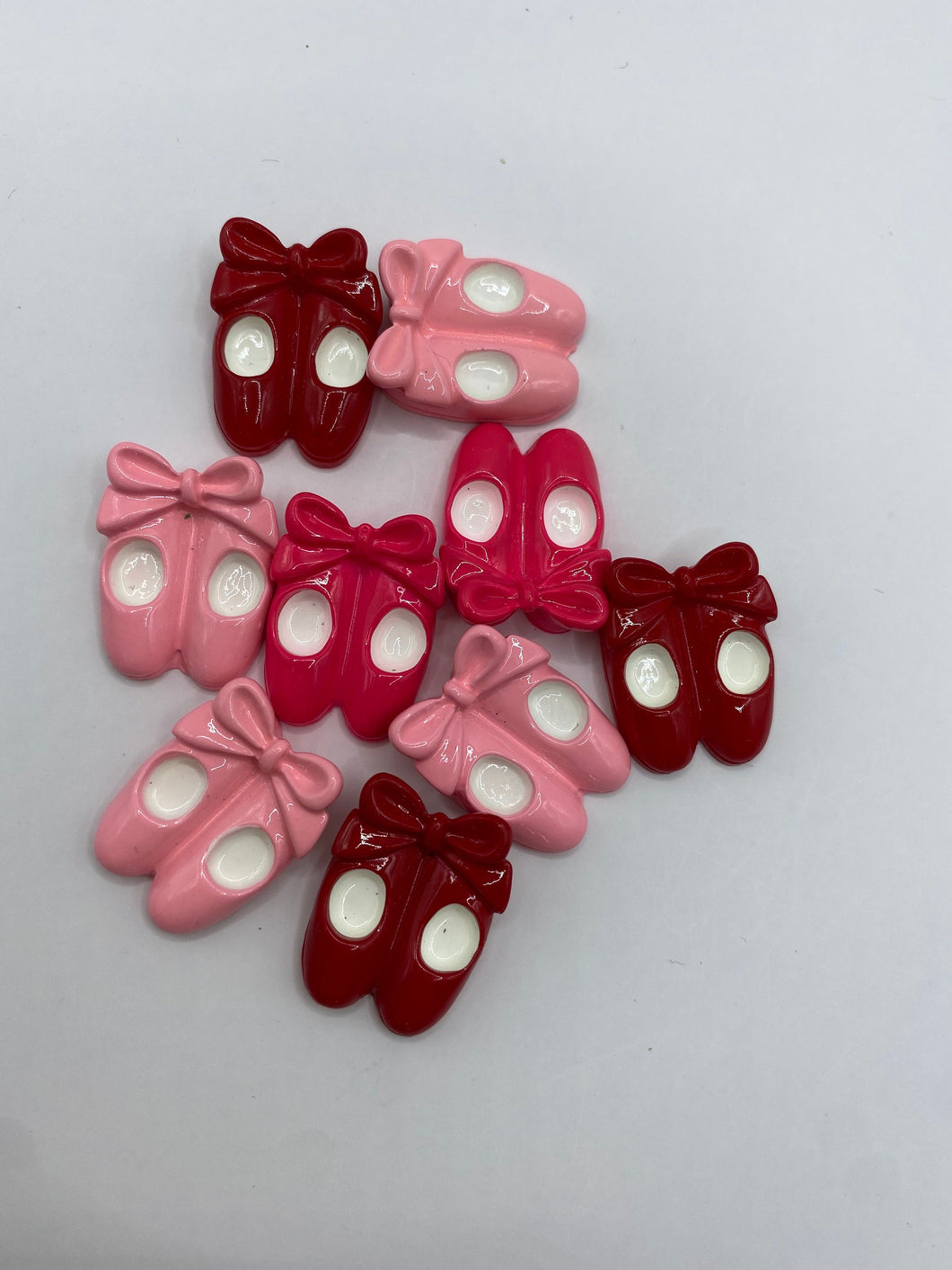 Ballerina Shoes  Flatback DIY Charms 5 pieces