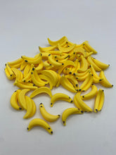 Load image into Gallery viewer, Banana Flatback DIY Charms 5 pieces
