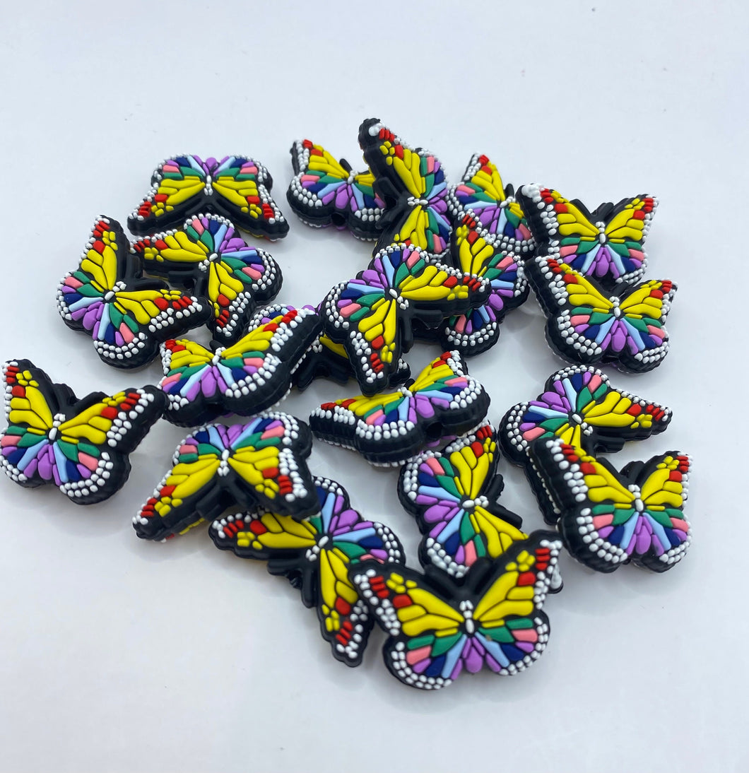 Butterfly  Silicone Focal Bead