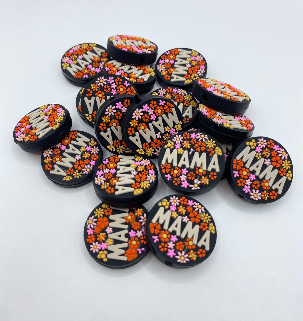 Mama Silicone Focal Bead