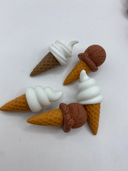 Ice Cream Cone DIY Charms