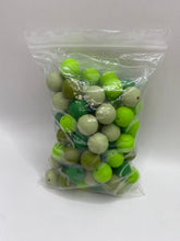 Load image into Gallery viewer, Green Mix - Solid Round  Silicone Beads - 15mm - 50 Beads
