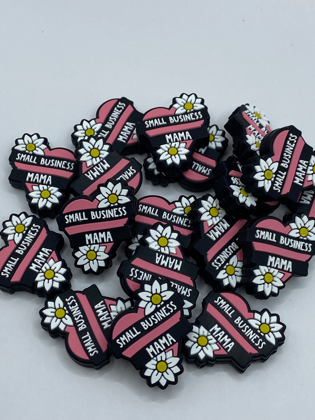 Small Business Mama Silicone Focal Bead