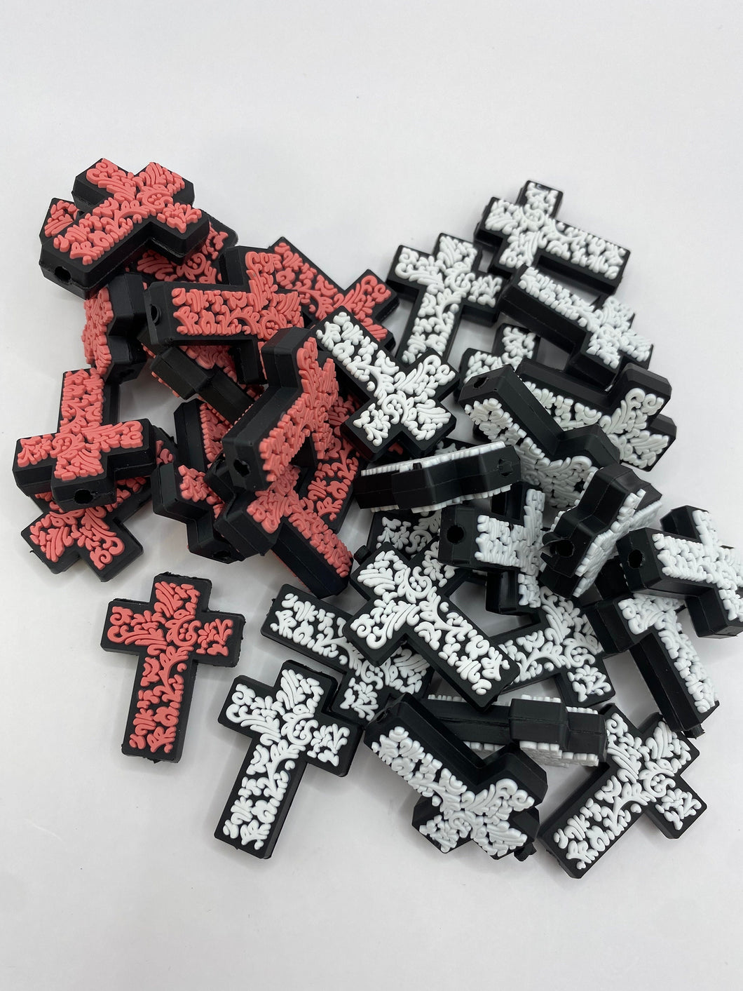 Cross  Silicone Focal Bead