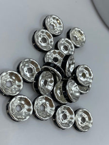 10mm Spacer Beads - choice of colors -10 pieces