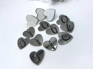 Heart Shaped Hook - for phone case, choice of 4 colors - 2 pack
