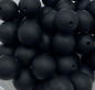 Black Silicone Beads