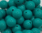 Emerald Shiny Silicone Beads