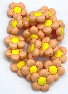 Flower Silicone Focal Bead