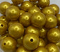 Gold Metallic Silicone Beads